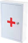 Bormann BFB2000 Metallic First Aid Wall Cabinet with Lock 32x22x8cm