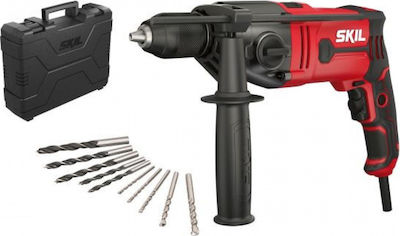 Skil 6745 GA Impact Drill 1050W with Case and with Set of 10 drill bits