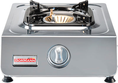 Bormann Elite BLG2800 Επιτραπέζια Εστία Υγραερίου Μονή Inox