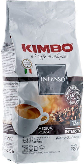 Kimbo Καφές Espresso Intenso σε Κόκκους 1kg