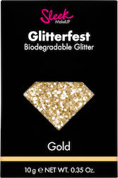 Sleek MakeUP Glitterfest Biodegradable Glitter Gold 10gr