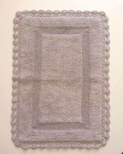 Natural Home Badematte Baumwolle 1553 Graue 60x130cm