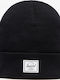 Elmer Beanie Ανδρικός Σκούφος Πλεκτός σε Μαύρο χρώμα