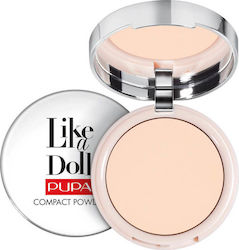 Pupa Like A Doll Compact Powder Πούδρα #01 Porcelain SPF15 10gr