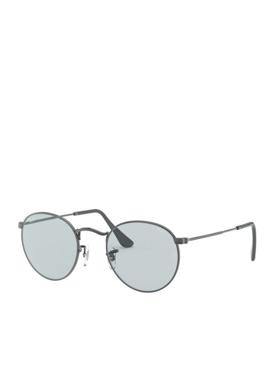 Ray Ban Round Metal Unisex Sunglasses with Silv...