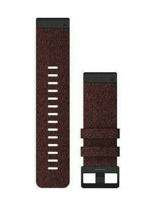 Garmin QuickFit Strap Fabric Red (Fenix 6X / 6X...