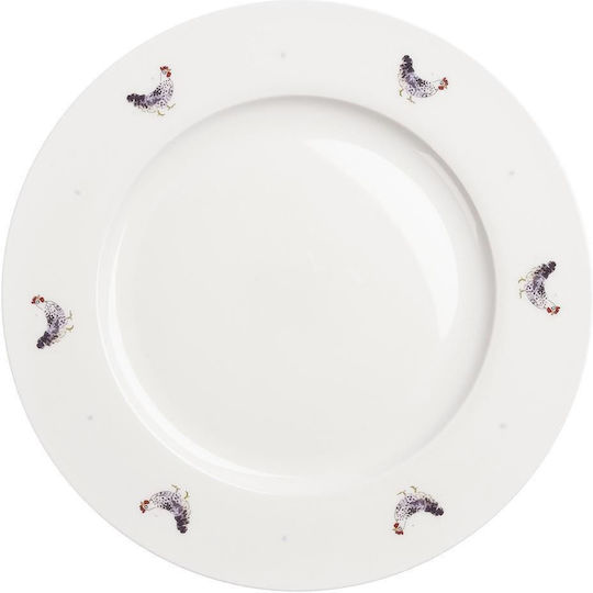 Sophie Allport Πιάτο Ρηχό Chicken & Egg Πιάτο Ρηχό από Πορσελάνη Γκρι με Διάμετρο 27cm Sophie Allport Πιάτο Ρηχό Chicken & Egg Πιάτο Ρηχό από Πορσελάνη Γκρι με Διάμετρο 27cm