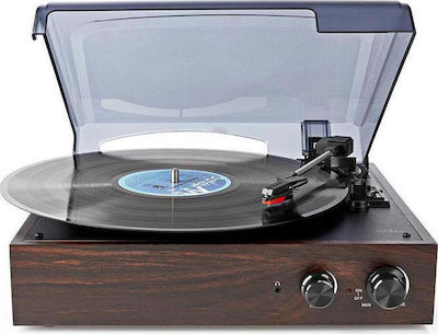Nedis TURN220BN TURN220BN Turntables with Preamp and Built-in Speakers Brown