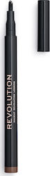 Revolution Beauty Micro Brow Eyebrow Pen Brown