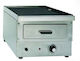 TzeTHan Electric Commercial Flat Top Griddle Cast Iron 39x52x30cm 3.2kW with Ribbed Grill Plate Tx3.5