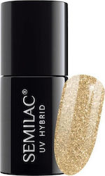 Semilac Classic Gold Disco 037 7ml