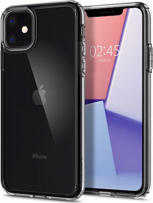 Spigen Crystal Hybrid Umschlag Rückseite Silikon Transparent (iPhone 11) 076CS27086