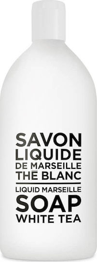 Compagnie De Provence Weißer Tee Nachfüllung Schaumbad mit Mandel & Duft Grüner Tee 1000ml