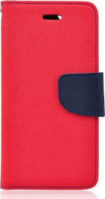 Synthetic Leather Wallet Red (Galaxy Note 10+)