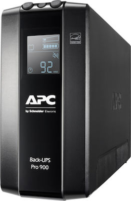 APC Back UPS Pro 900 Line-Interactive 900VA 540W with 6 IEC Power Plugs