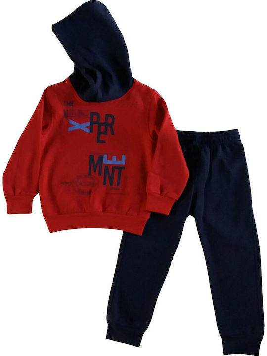 Funky Kinder Sweatpants Set - Jogginganzug Rot 2Stück