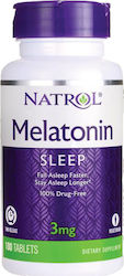 Natrol Melatonin 3mg Supplement for Sleep 120 tabs