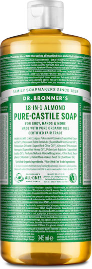 Dr Bronner's Pure-Castile Течен Сапун Душ Гел с Tea Tree и Аромат Кокос 946ml