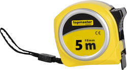 Topmaster Ρολό 5m x 19mm Μετροταινία με Αυτόματη Επαναφορά και Μαγνήτη Topmaster Ρολό 5m x 19mm Μετροταινία με Αυτόματη Επαναφορά και Μαγνήτη