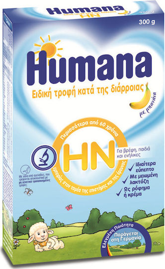 Humana Cremă alimentară pentru bebeluși HN Dietă Specială Împotriva Diareei 300gr pentru 0+ Luni