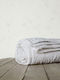 Nima Linen Κουβερλί Υπέρδιπλο White 240x260cm