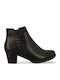 Parex Women's Ankle Boots with Medium Heel Black