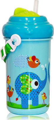 Lorelli Πλαστικό Παγούρι με Καλαμάκι Toddler Sipper Blue 500ml