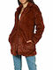 Rut and Circle Tyra faux fur brick red Women's - 19-4-48-ru