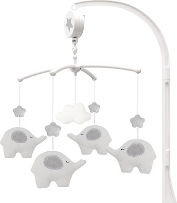 Jabadabado Mobile for Cot with Music Elephant Grey N0094