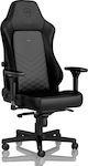 Noblechairs Hero Καρέκλα Gaming Δερματίνης με Ρυθμιζόμενα Μπράτσα Μαύρη