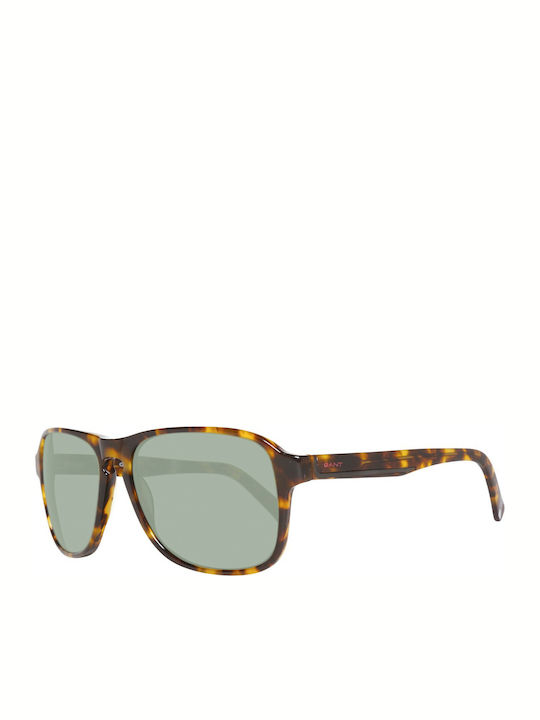 Gant Sonnenbrillen mit Braun Schildkröte Rahmen GRA046 S54