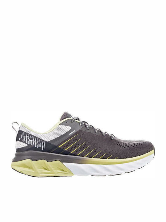 Hoka Arahi 3 Wide 1104098-CGLSH Men's Running Sport Shoes Gray | Skroutz.cy