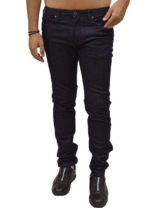 Emporio Armani Men's Denim Pants in Slim Fit Navy Blue