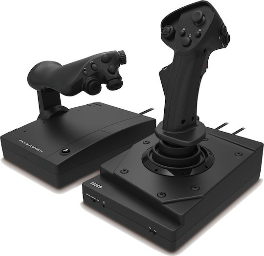 Hori HOTAS Flight Stick Joystick Wired Compatible with PS4 / PC