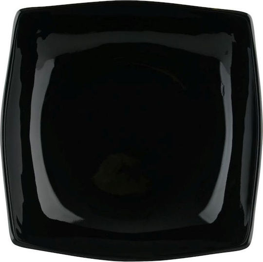 Luminarc Quadrato Teller Suppe Platz Glas Black 20x20cm