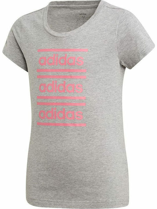 adidas Kinder-T-Shirt Gray Training Tee