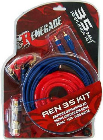 Renegade Car Audio Set de Cabluri Audio Auto Amplificator Auto REN35KIT până la 2000W