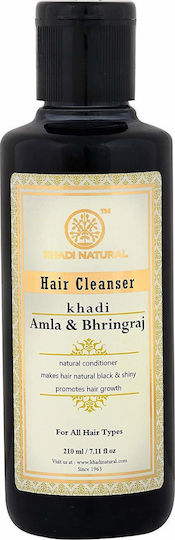 Khadi Natural Amla & Bhringraj Shampoos gegen Haarausfall für Alle Haartypen 210ml