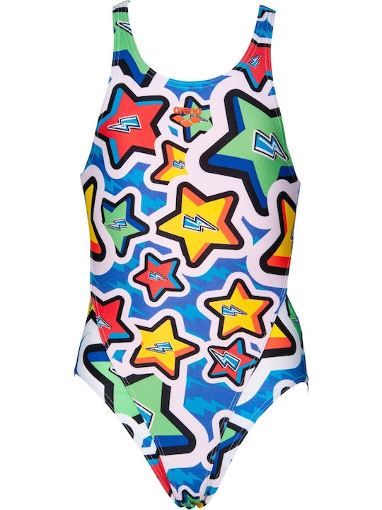 Arena Frolic Tech Kids Swimwear One-Piece Multicolour