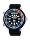 Seiko Prospex Analog/Digital Herrenuhr 47.8mm Chronograph Solar mit Schwarz Kautschukarmband