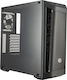CoolerMaster Masterbox MB511 Midi Tower Κουτί Υπολογιστή με Πλαϊνό Παράθυρο Μαύρο