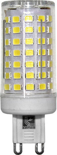 Adeleq LED-Lampe 9W Röhrenform für Fassung G9 und Form T8 Naturweiß 900lm