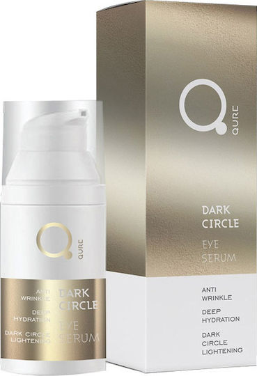 Qure Dark Circle Feuchtigkeitsspendend & Anti-Aging Serum Augen mit Hyaluronsäure für Dunkle Augenringe 30ml