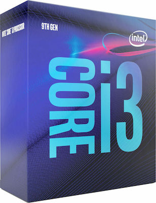 Intel Kern i3-9100 3.6GHz Prozessor 4 Kerne für Socket 1151 rev 2 mit Kühler in Box