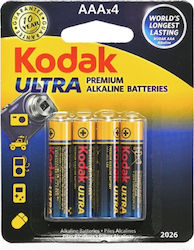Kodak Ultra Alkaline Batterien AAA 1.5V 4Stück