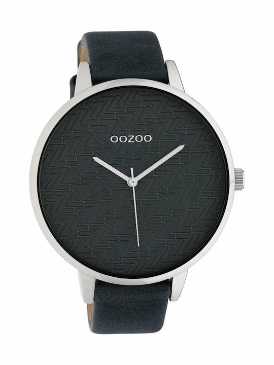 Oozoo Timepieces Women's Watch with Gray Leather Strap