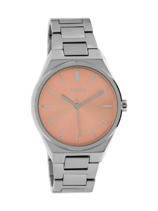 Oozoo Timepieces Watch with Silver Metal Bracelet