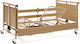 Burmeier Allura Mighty 0808636 Electric Polyhedron Hospital Bed with Two Sideboards Posted on Sidebar Wheels