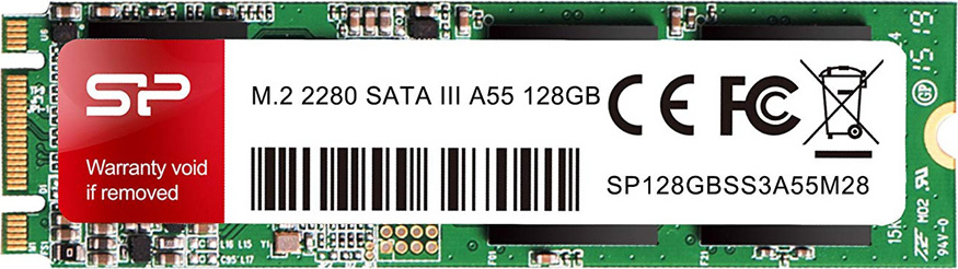 Silicon Power A55 SSD 128GB M.2 SATA III SP128GBSS3A55M28 | Skroutz.gr