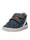 Austin 135 Kinder Sneakers Hoch Anatomisch mit Klettverschluss Marineblau